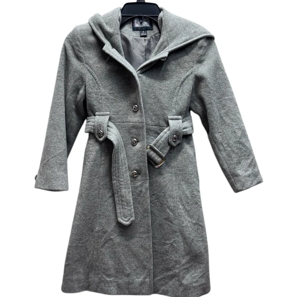 Rothschild Gray Hooded Cape with Belt